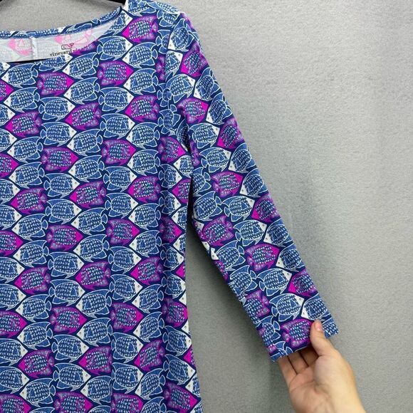 Vineyard Vines Womens Multicolor Angelfish Stretch Sheath Mini Dress Size Small - Picture 3 of 9